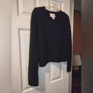 Express Black V-Neck Sweater